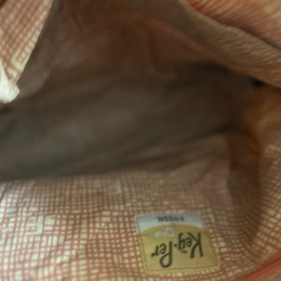 Fossil Key-Per Leather & Coated Canvas Ladybug Print Tote Shoulder Bag - Picture 12 of 12